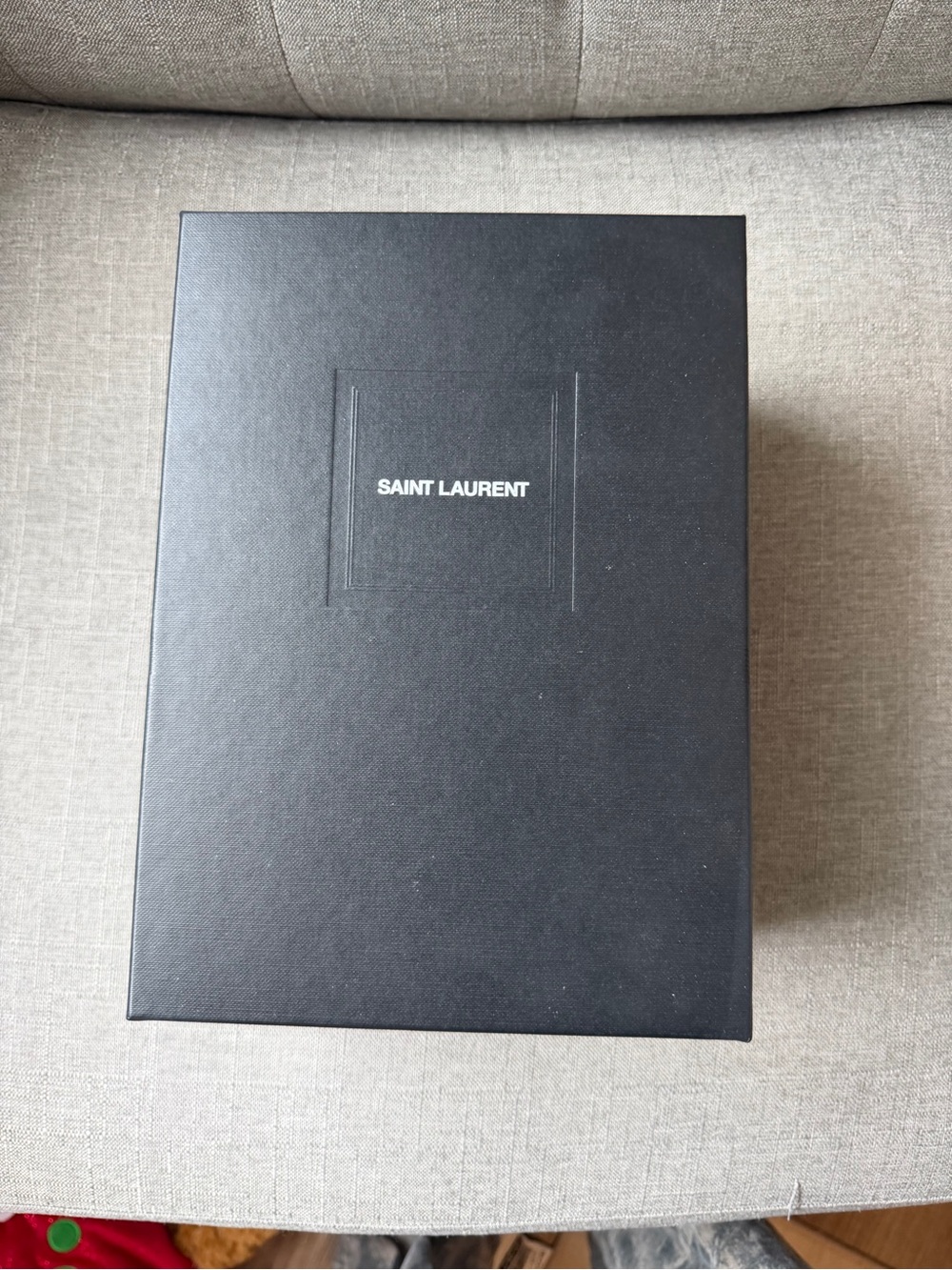 Saint Laurent Black Box with White Logo